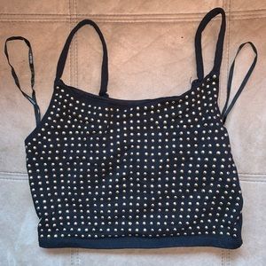 GOLD STUDDED TANK